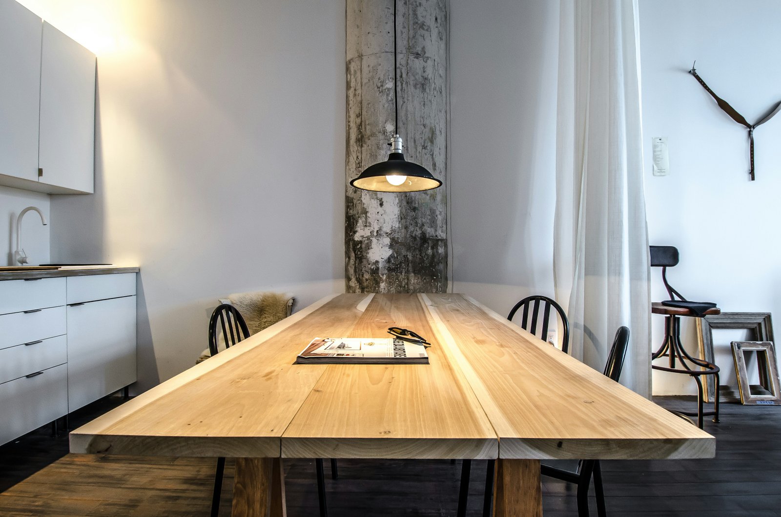 Table sur mesure en chêne massif